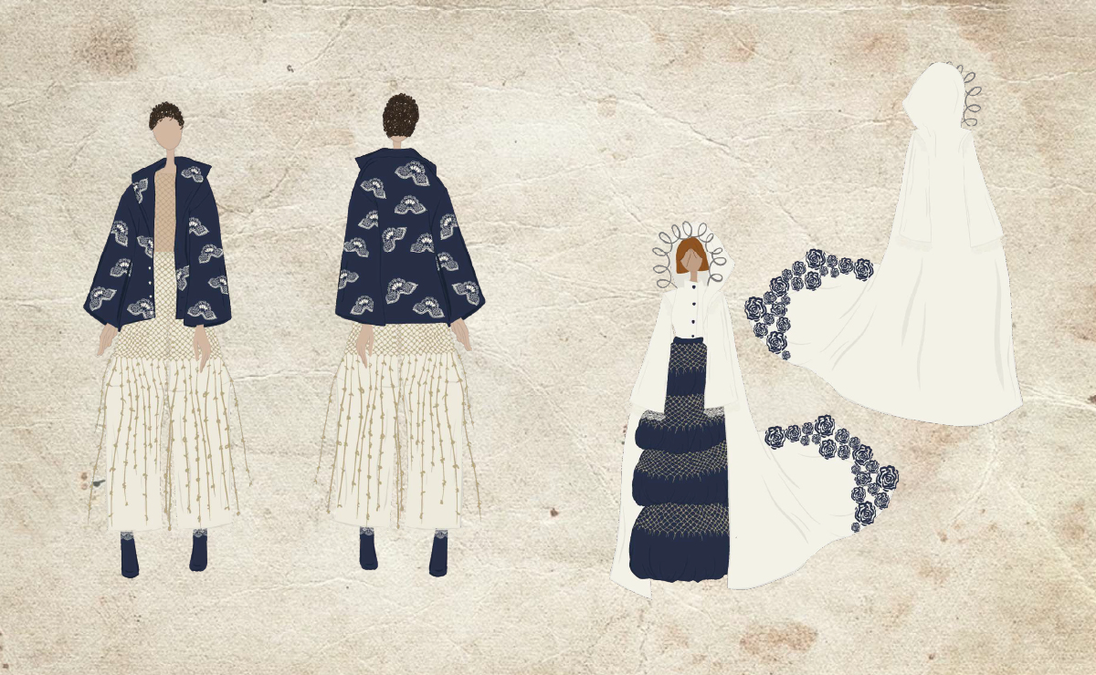 Trabajo de diseño de moda de Carlota Paradela y Ainhoa Trueba