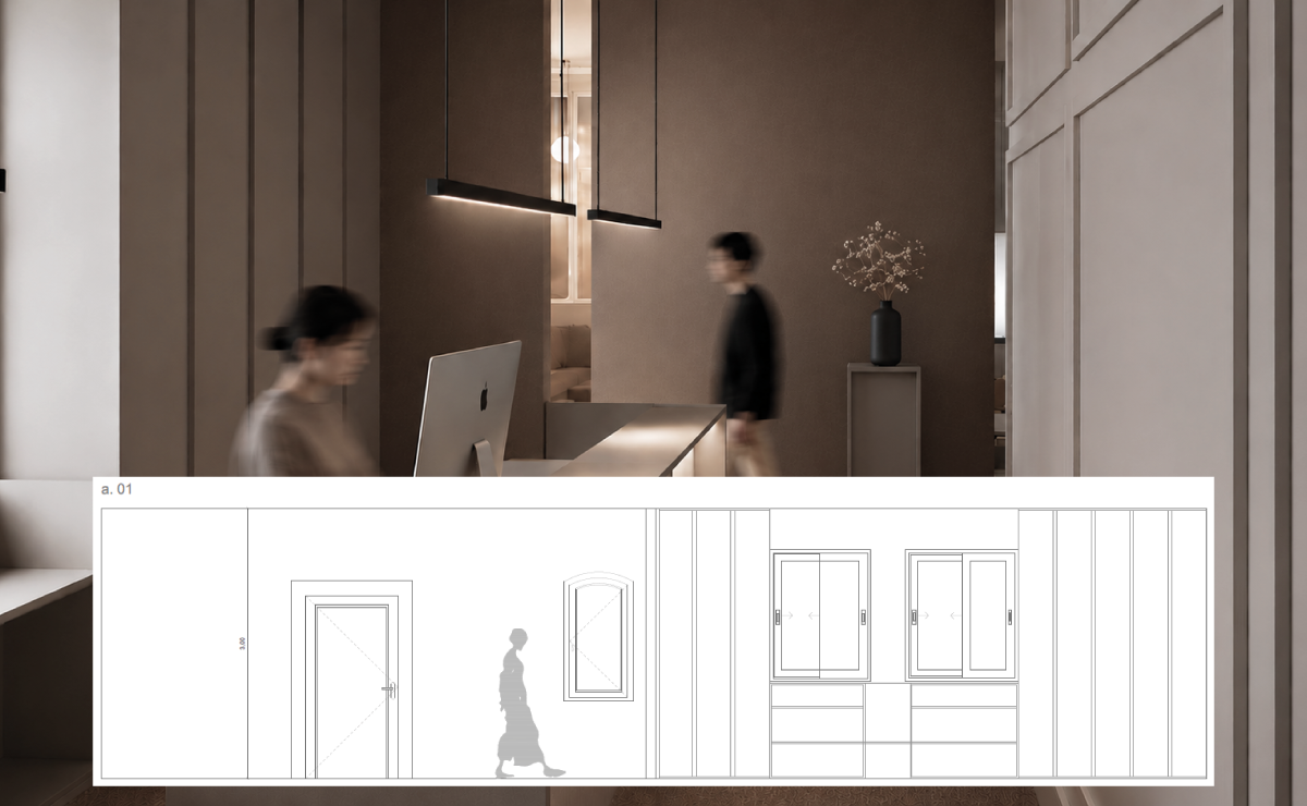 Proyecto interiores - Clínica estética Sanz